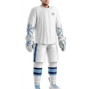Uniforme de Hockey sobre Hielo Personalizado para Hombre, Ligero, Transpirable, de Poliéster de Alta Calidad, Diseñado para Entrenamiento y Partidos de Liga - Product Image 3
