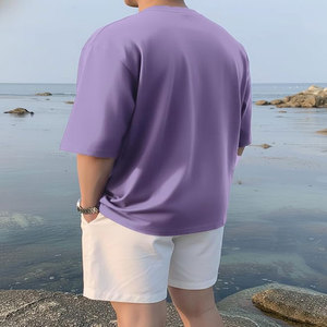 T-shirt ample à manches courtes pour homme, imprimé tendance, coupe décontractée, style décontracté, pour l'été - Product Image 4