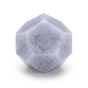 Dodecahedron คริสตัลลูกไม้สีฟ้าหินโมราหิน dodecahedron พลอยรักษาธรรมชาติคริสตัลงานฝีมือขายส่ง - Product Image 4