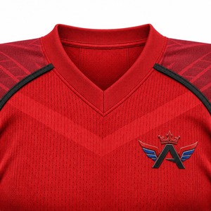 Camiseta de Fútbol Americano, Tejido de Poliéster Transpirable, Absorbe la Humedad, Secado Rápido, Ajuste Atlético, Sublimación Personalizada Premium - Product Image 5