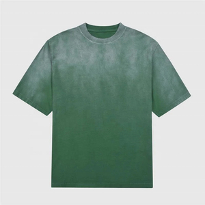 เสื้อยืดสีชมพูโรสแบบฟอกสี พิมพ์ลายกราฟิกตามสั่ง เสื้อยืดวินเทจทรงหลวมไหล่ตก สีซีดจาง สำหรับผู้ชาย ผลิตในปากีสถาน - Product Image 3