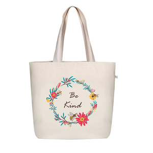 Stylish <b>Large</b> Zip Cotton <b>Canvas</b> Tote <b>Bag</b> for Women Durable Fashionable Handbag for Grocery Shopping Fruit Food Packing Pinnacle - Product Image 1
