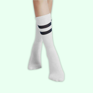 Basic Style Pilates <b>Socks</b> Custom Logo High-Crew Yoga Stripe Brand Women's Cotton Anti-Slip Sports <b>Socks</b> Wholesale - Product Image 4