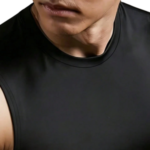 Men Knitted Compression <b>Tank</b> <b>Top</b> Sleeveless Gym <b>Top</b> Athletic Fitness Running Workout Training Sportswear Quick Dry Breathable - Product Image 5