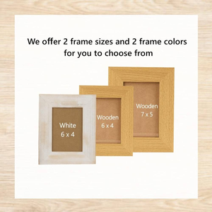 Personalized Wooden <b>Photo</b> <b>Frame</b> Rectangular Tabletop Vertical Engraved Rustic Handmade <b>Wood</b> Picture <b>Frame</b> - Product Image 2