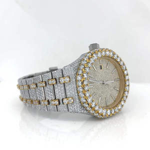 VVS Moissanite Diamond Luxury Design <b>Watch</b> <b>Watch</b> for With White Stainless Steel <b>Men's</b> and Giving Gift Reasonable Price <b>Watch</b> - Product Image 2