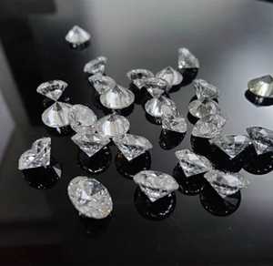 Diamantes redondos de corte brillante cultivados en laboratorio, corte excelente, CVD HPHT, pequeños diamantes melee para anillos y fabricación de joyería. - Product Image 2