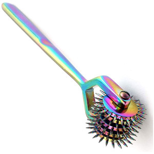 Rueda de Wartenberg de Acero Inoxidable con 5 Puntas, Instrumento de Diagnóstico de 6.6 Pulgadas, Rueda de Prueba Neurológica Arcoíris - Product Image 5