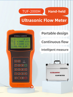 BST 4-20mA LCD High Accuracy Variable Area Water Flow Meter DN25-DN1200 Clamp-on Sensor Liquid Fluid OEM UF Model