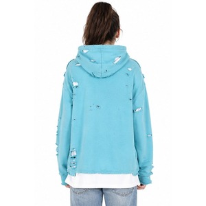 <b>Top</b> Selling Brand Name Women <b>Distressed</b> Hoodie Designed With Premium Comfort Modern <b>Distressed</b> Look Soft Feel And Long Lasting - Product Image 3