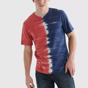 T-shirt promotionnel pour homme, anti-rides, tricoté, coupe classique, streetwear, logo frontal, écologique, respirant, mélange polyester/coton - Product Image 1