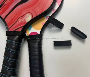 Raquette de pickleball personnalisée OEM durable Bandes de poignée de padel Matériau en caoutchouc Prix de gros bon marché - Product Image 2