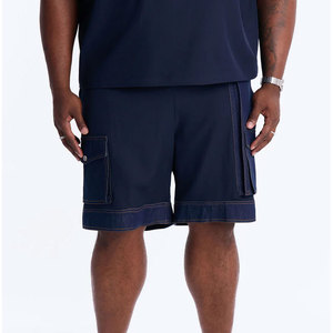 Wholesale Knee Length Straight Loose High Street Wear Shorts Men Denim Short Pants Male Casual Custom Denim Shorts For Men - Product Image 4