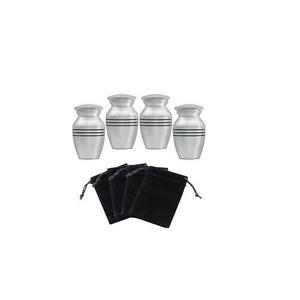 Urne funéraire moderne de luxe pour adulte, design personnalisé, en laiton blanc, ornement commémoratif, fabrication professionnelle en métal - Product Image 2