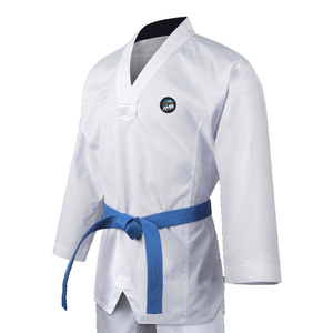 Ropa de Artes Marciales al por Mayor Personalizable de Alta Calidad, Cómoda, Transpirable, Duradera, de Corte Holgado, con Logotipo, 100% Algodón, Taekwondo - Product Image 2