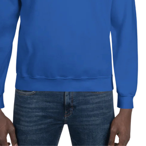 Sweat-shirt unisexe à col rond bleu royal, en molleton doux, à manches longues, décontracté, à porter tous les jours, confortable, style tendance - Product Image 5