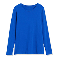 Vêtements pour femmes de haute qualité, vente en gros de chemises pour femmes, t-shirts à manches longues, t-shirts à col rond pour femmes