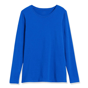 Vêtements pour femmes de haute qualité, vente en gros de chemises pour femmes, t-shirts à manches longues, t-shirts à col rond pour femmes - Product Image 6