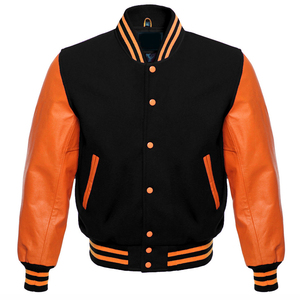 Wholesale Blank <b>Men</b> Letterman <b>Varsity</b> <b>Jackets</b> Custom Embroidery <b>Bomber</b> College - Product Image 1