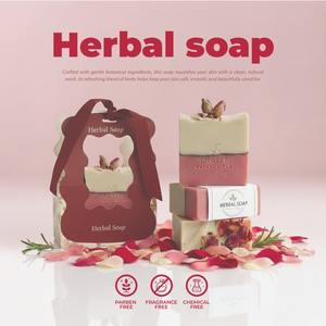 Jabón de Rosas Orgánico Herbal de Marca Privada, Jabón Artesanal Natural Blanqueador para Piel Seca, Barra de Baño, Empaque de Regalo, Fabricante OEM, Venta al Por Mayor - Product Image 6