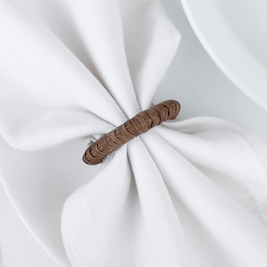 Best Selling Napkin Holder Rings Woven Rattan Wedding Napkin Ring - Product Image 4