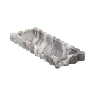 Bol rectangulaire multifonctionnel décoratif de mariage en résine de qualité supérieure, style Art Déco - Product Image 6