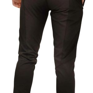 Men's Black Slim Fit High Waist <b>Fleece</b> Quick Dry Stretch Casual Sports Workout Leggings <b>Pants</b> Wholesale - Product Image 4