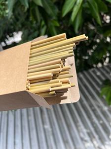 Pajitas de hierba ecológicas al por mayor, embalaje personalizado de alta calidad/pajitas de hierba desechables individuales sostenibles de Vietnam - Product Image 3