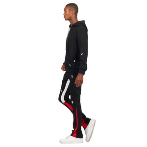 Conjunto Deportivo de Alta Calidad con Pantalones Acampanados, 100% Algodón, Personalizable con Logotipo e Impresión, Conjuntos Deportivos con Pantalones Acampanados para Hombre - Product Image 4