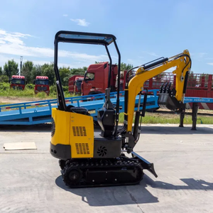 Mini-excavatrice hydraulique HT12 de 1,2 tonne, excavatrice sur chenilles compacte, petite machine de construction pour travaux d'excavation - Product Image 2