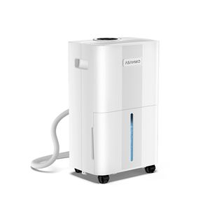 21 Pt. 1600 mq. Bianco 1600 mq. Deumidificatore con secchio e tubo di scarico per cantine, garage e ambienti umidi - Product Image 2