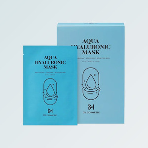 Masque visage coréen K-Beauty Nature Focus Aqua Hyalruronik, fabriqué en Corée, 27 ml, masque en feuille à l'acide hyaluronique - Product Image 1