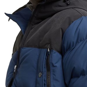 Veste matelassée légère pour homme, résistante à l'eau, coupe-vent, col montant, fermeture éclair, manteau chaud d'hiver pour l'extérieur - Product Image 2