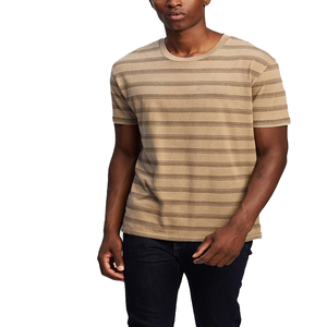 Sajjawal Men's Formal Worsted Fabric O-Neck Collar Short Sleeve Shirt Front Logo 100% Cotton Loose Fit Anti-Pilling 230g - Product Image 5