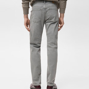 Jeans de Hombre al Por Mayor, Diseño Personalizado, Etiqueta Privada, Corte Recto, Ajustado, Casual, Elástico, 100% Algodón, de la Mejor Calidad, Precio de Fábrica - Product Image 3