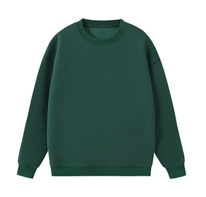 Sudadera Unisex Extra Grande con Cuello Redondo, Color Sólido, Casual, Manga Larga, Tejida, Corte Regular - Product Image 6