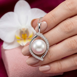 Colgante de Corazón Clásico con Diamante Real de Corte Brillante en Oro Blanco de 18k de Alta Calidad, Joyería Fina a Precio de Fábrica - Product Image 2