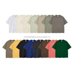 Camiseta Corta de Algodón Grueso de 260 g/m², Estilo Holgado, de Lujo, para Streetwear - Product Image 4