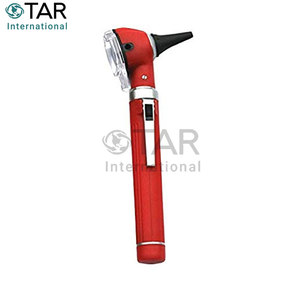 Otoscopio de Fibra Óptica MINI, Color Rojo, para Diagnóstico de Oído, Iluminación Brillante, Compacto y Ligero, para Estudiantes, Médicos y Clínicas - Product Image 3