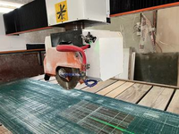 Diskon 32% Mesin Pemotong Batu CNC 5 Axis Bridge Saw CNC Router 3D Murah untuk Ukiran Granit