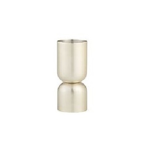 Jigger élégant en or brossé, double doseur d'alcool 30/60 ml, en métal, pour hôtel, restaurant, maison - Product Image 1
