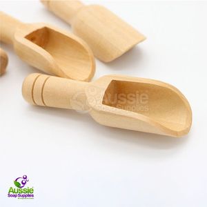 Cuillère de cuisine classique en bois écologique avec longues et petites poignées pour café, farine, sucre, riz, épices - Product Image 5