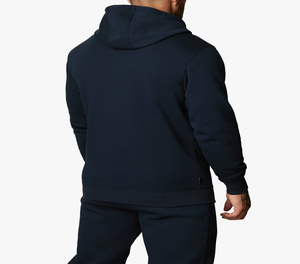 Fundamental Fleece Hood Tracksuit Navy Two Piece Set <b>Zip</b> <b>up</b> <b>Jacket</b> and Nylon Pants Sweatsuit Nylon Zipper Track Suits Tracksuit - Product Image 5