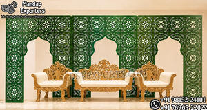 Arabic Style Wedding Backdrop <b>Screens</b> For Mehndi <b>Decor</b> - Product Image 5