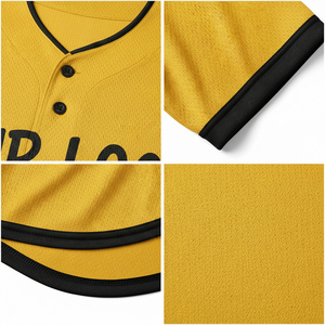 Maillot de baseball personnalisé, impression par sublimation, vêtements d'équipe, respirant, séchage rapide, maille unisexe, polyester, col en V entièrement boutonné - Product Image 6