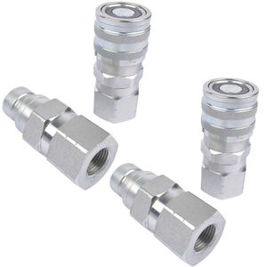 Thủy lực nhanh chóng kết nối Coupler khớp nối thiết lập cho Skid chỉ đạo cho bobcat loader 2 cái Bộ phận thủy lực - Product Image 5