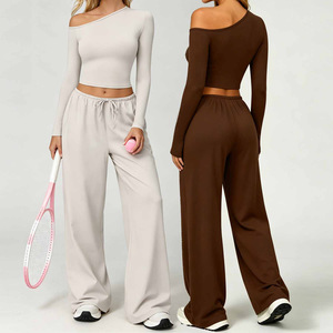 Ropa deportiva para mujer, conjunto de yoga de 2 piezas, ropa de yoga transpirable, conjuntos de fitness para mujer - Product Image 3