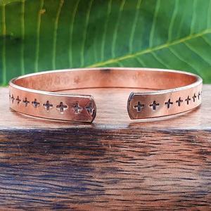 <b>copper</b> magnetic <b>bracelet</b> wrist lifestyle new healing unisex design top seller indian craft - Product Image 1