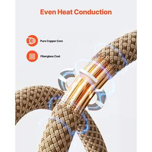 ชุดขดลวดทำความร้อนแม่เหล็กขนาดเล็ก 10 ชิ้น อายุการใช้งานยาวนาน อุปกรณ์เสริมเพื่อความยืดหยุ่น ขจัดสนิมจากสลักเกลียวและน็อต 8 ขดลวด + 1 - Product Image 5