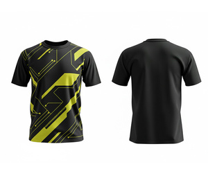 T-shirt personnalisé avec logo par sublimation, t-shirt d'entraînement en polyester durable |   Tailles pour hommes, femmes et jeunes |   Entraînement léger et à séchage rapide - Product Image 6